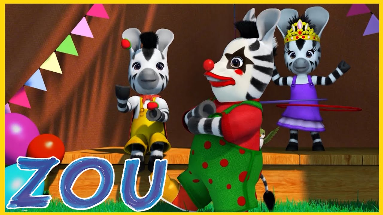 Zou en espa&ntilde;ol 🦓 Recopilaci&oacute;n EN EL CIRCO 🤡 Zou el cebra