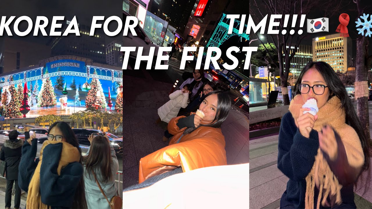 КОРЕЯ ВПЕРВЫЕ В ЖИЗНИ!!🇰🇷❄️*девчачье путешествие* 👯‍♀️