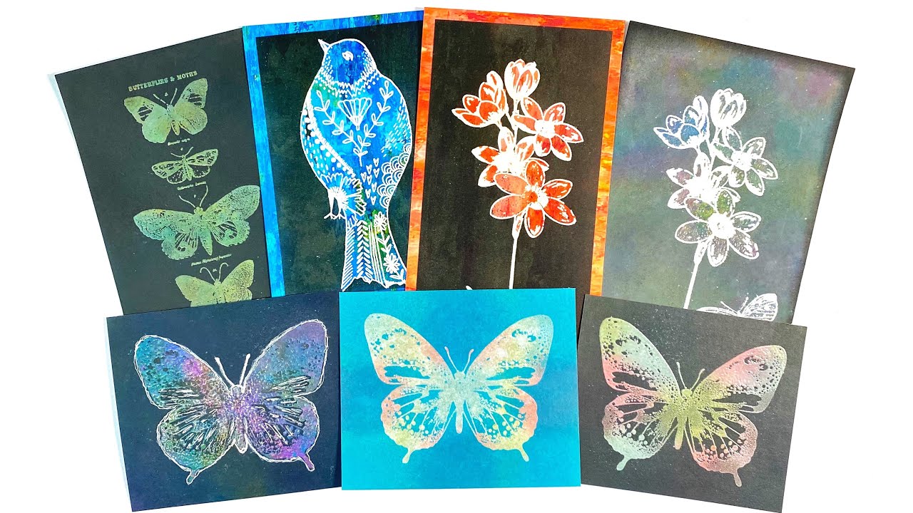 Resist Techniques & How To Use Intricate Stamps With The Joseph’s Coat Technique