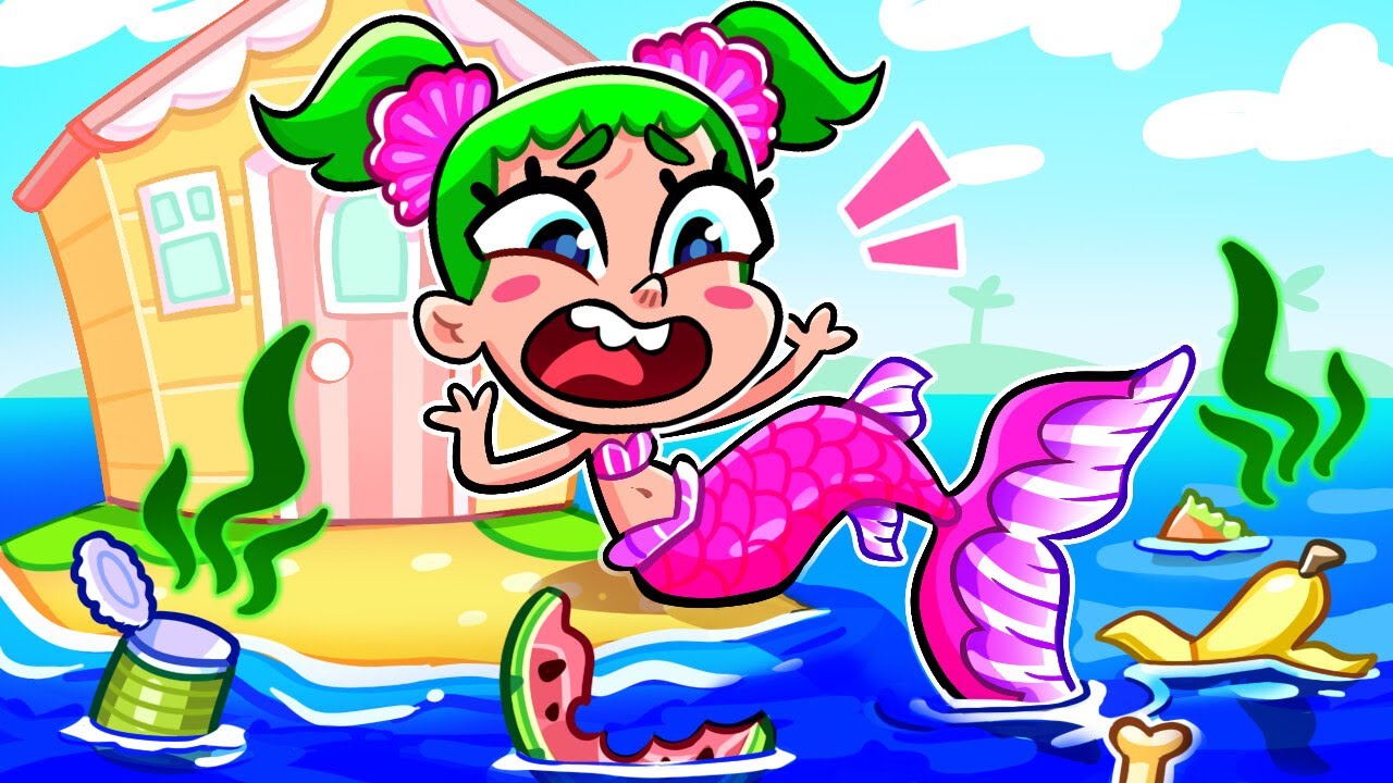 Mermaid and Friends Save the Underwater Home 🌊 | Original Mermaid Song