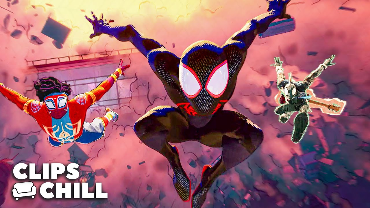 Mumbattan es salvado por la Pandilla de la Spideys | Spider-Man: A Través del Spider-Verso