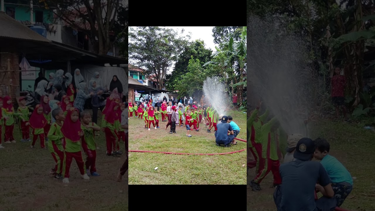 Kunjungan Edukasi Bersama Pemadam Kebakaran#damkar #edukasianak #paudalmuttaqin 