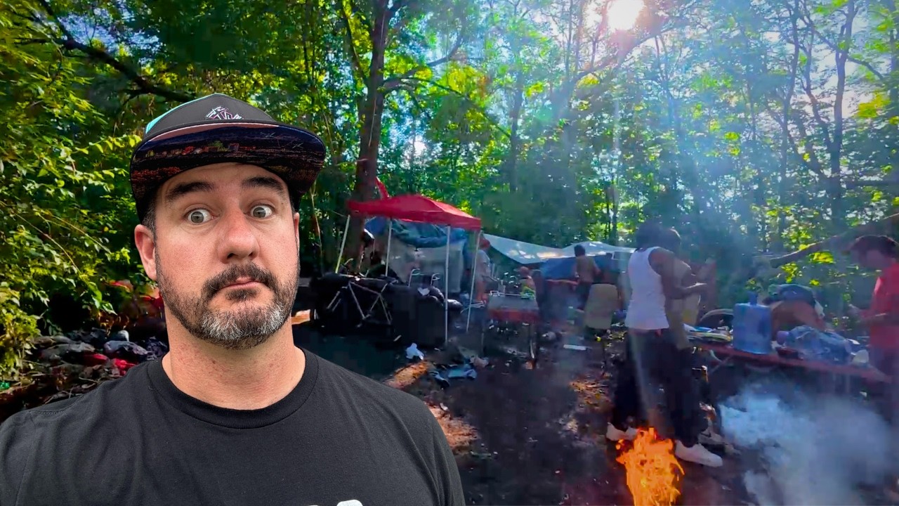 How Fast Can You Find a Homeless Camp in The Middle of America?