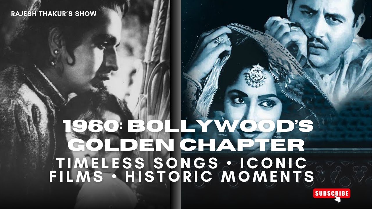 1960: Bollywood’s Golden Tunes & Evergreen Films 🎬🎶 | A Historic Trip Down Memory Lane ✨📻