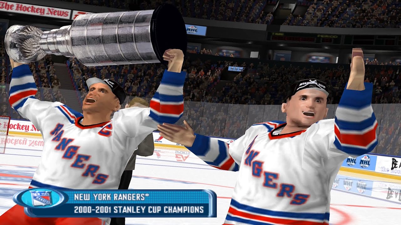 NHL 2001 | New York Rangers winning a Stanley Cup!