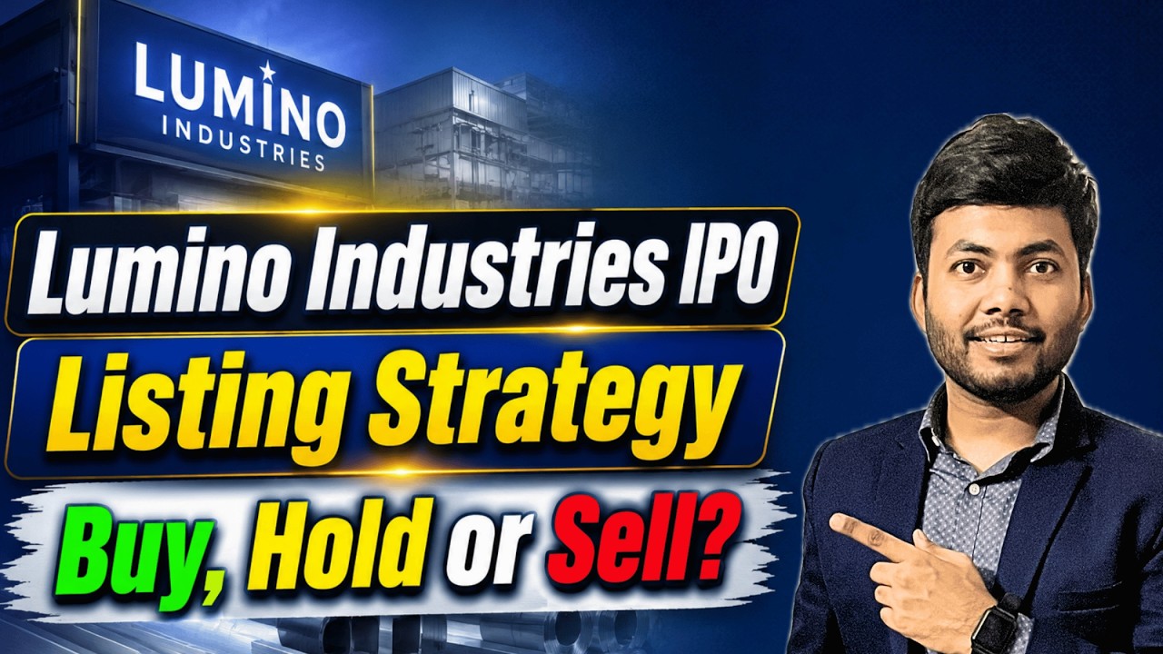 Lumino Industries IPO Listing Strategy | Buy, Hold or Sell.. | Latest IPO GMP