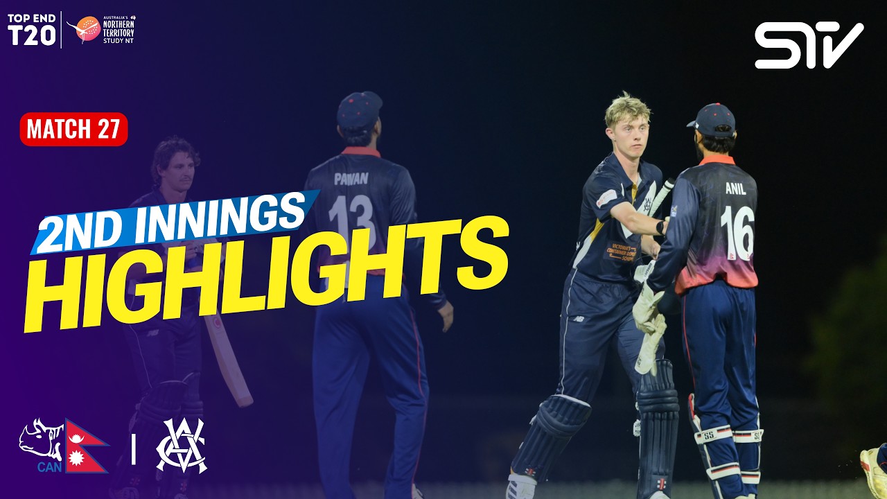 2nd Innings Highlights | Nepal vs Victoria | Match 27 | Top End T20 2026 | ZP1J