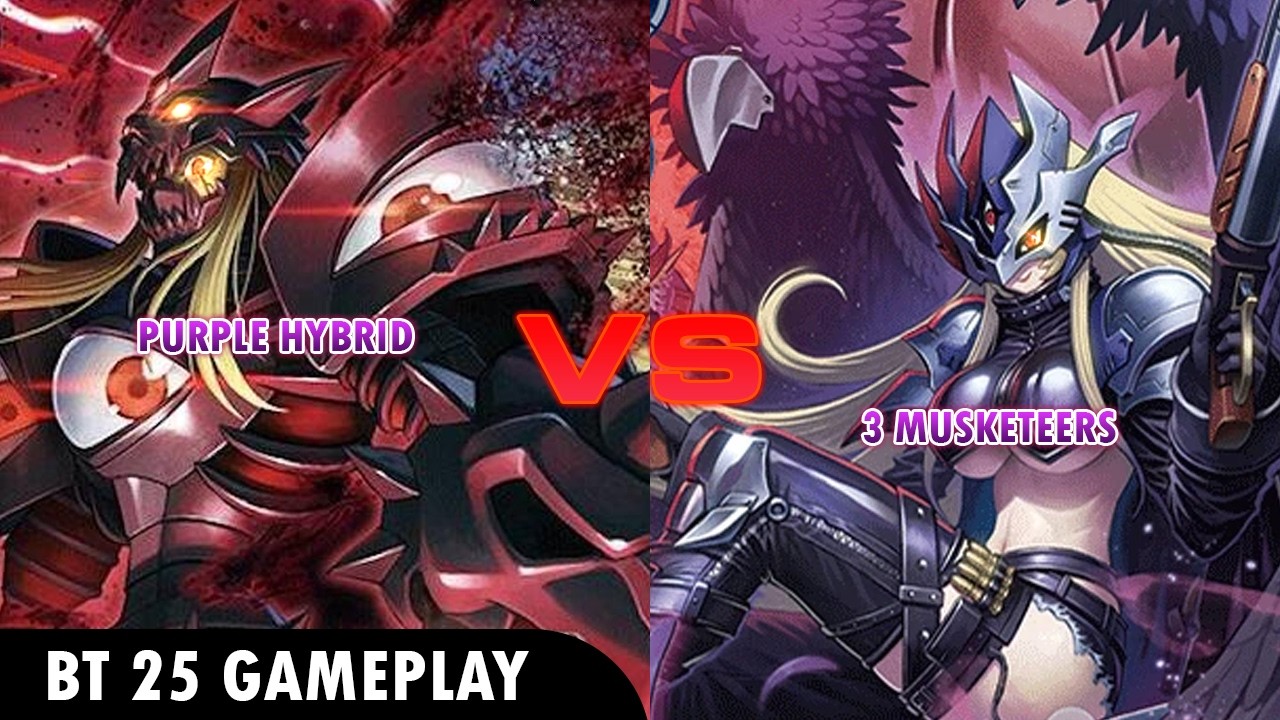 Ultimate Purple Mirror? Purple Hybrid vs Three Musketeers (BeelStarmon BT25 Build)