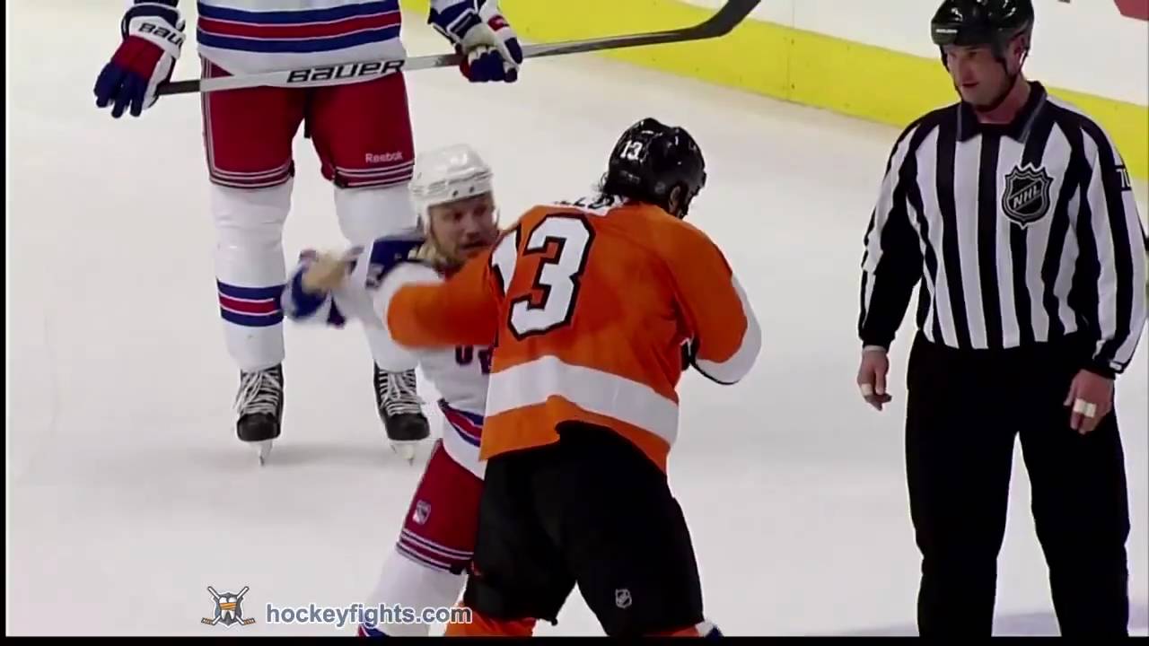Sean Avery vs Daniel Carcillo Jan 21, 2010