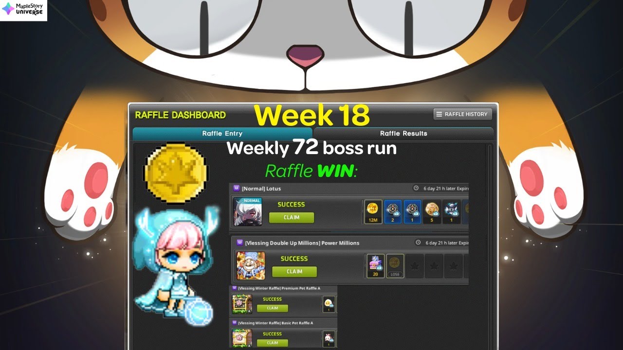Nodestones, power crystal luck and opening 2 pets in Maplestory N week 18!