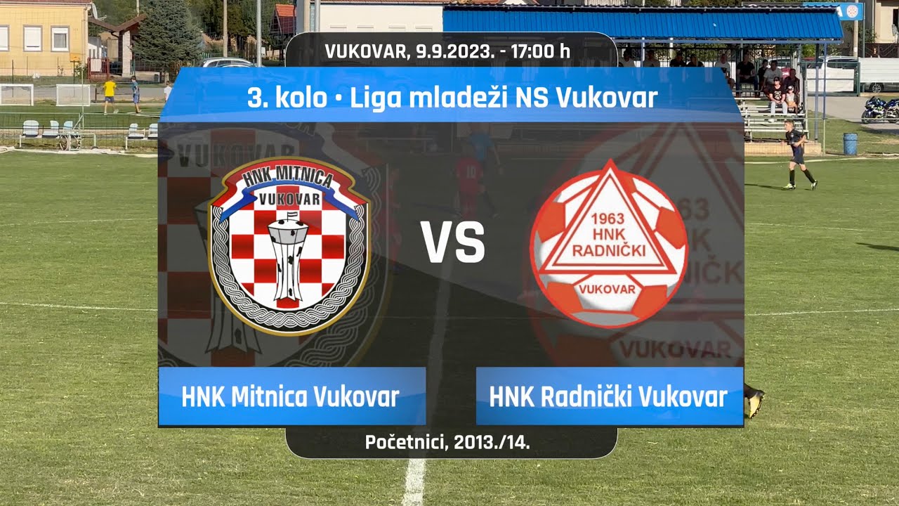 HNK Mitnica Vukovar - HNK Radnički Vukovar, 10-0, 3.kolo, Liga mladeži NS Vukovar, Početnici, 13/14.