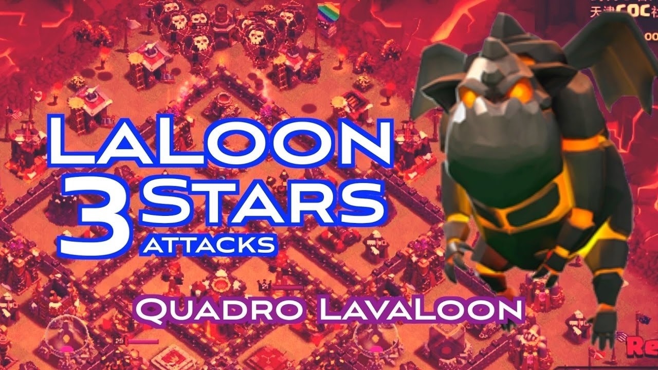 Craziest Quad Laloon attacks on th9 | 3 star strategy