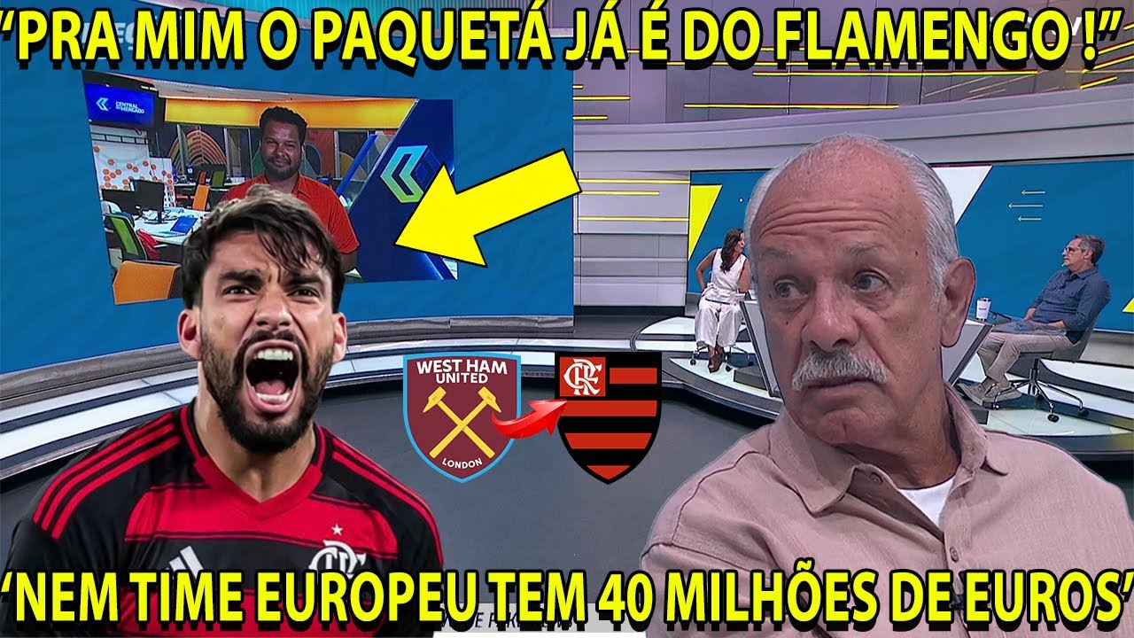 MAESTRO JÚNIOR CRAVA PAQUETÁ NO FLAMENGO E FICA ASSUSTADO COM QUANTO DINHEIRO QUE O FLAMENGO TEM !