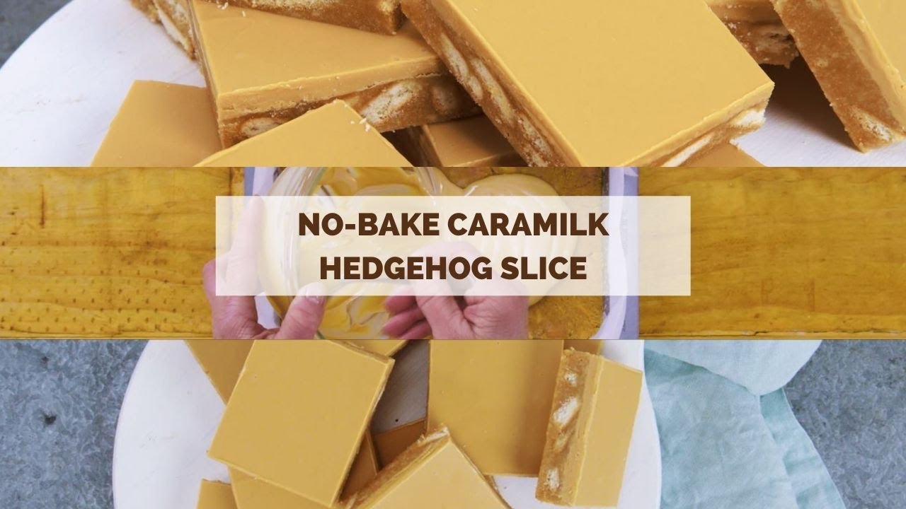 Our super-easy no-bake Caramilk hedgehog slice I Australia's Best Recipes