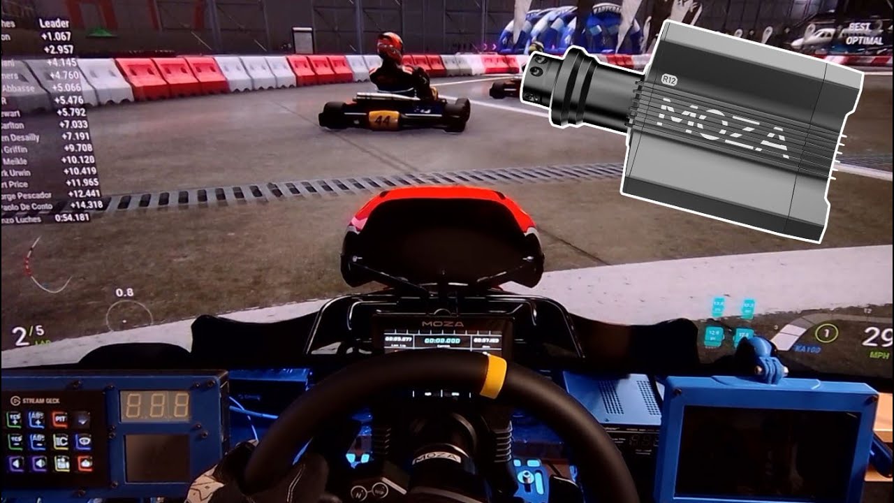 MOZA Racing R12 in KartKraft [POV RACING]