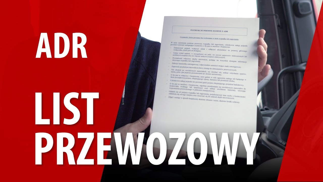 CplusE #37 - List przewozowy ADR (ADR cz. 4)