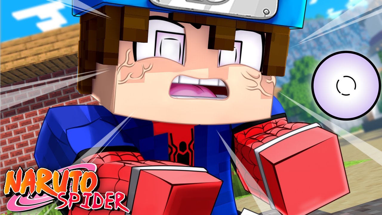 Minecraft : NARUTO Sp 🕷🕸 - O DESPERTAR DO BYAKUGAN ARANHA NINJA ! Ep 2