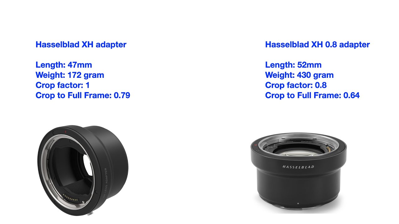 Обзор адаптера Hasselblad XH, адаптирующего объективы Hasselblad HC и HCD к X2D и X1D mark ii