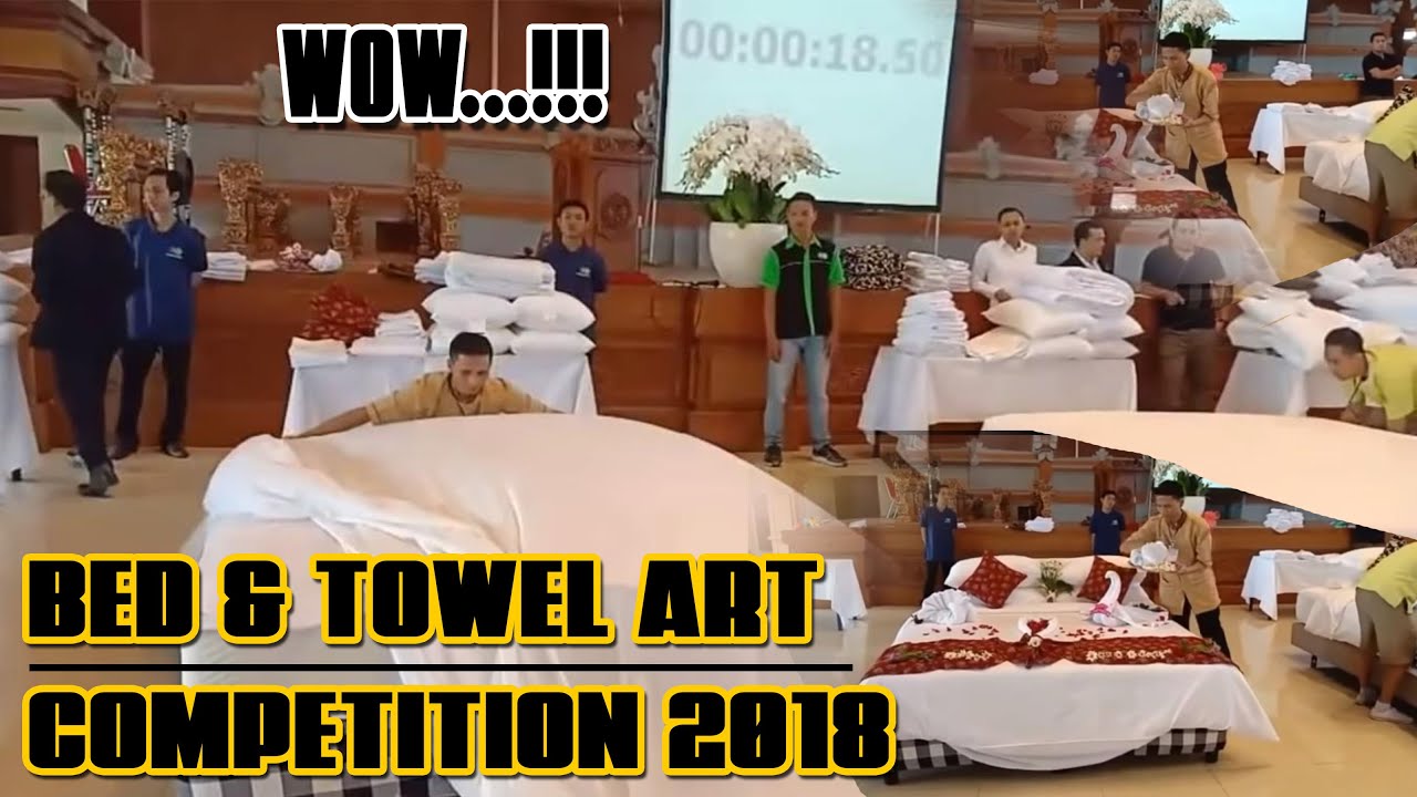 Bed & Towel Art Competition 2018