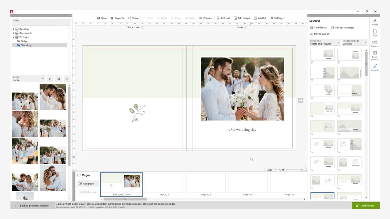 How to create a Photo Book using Saal Design Software