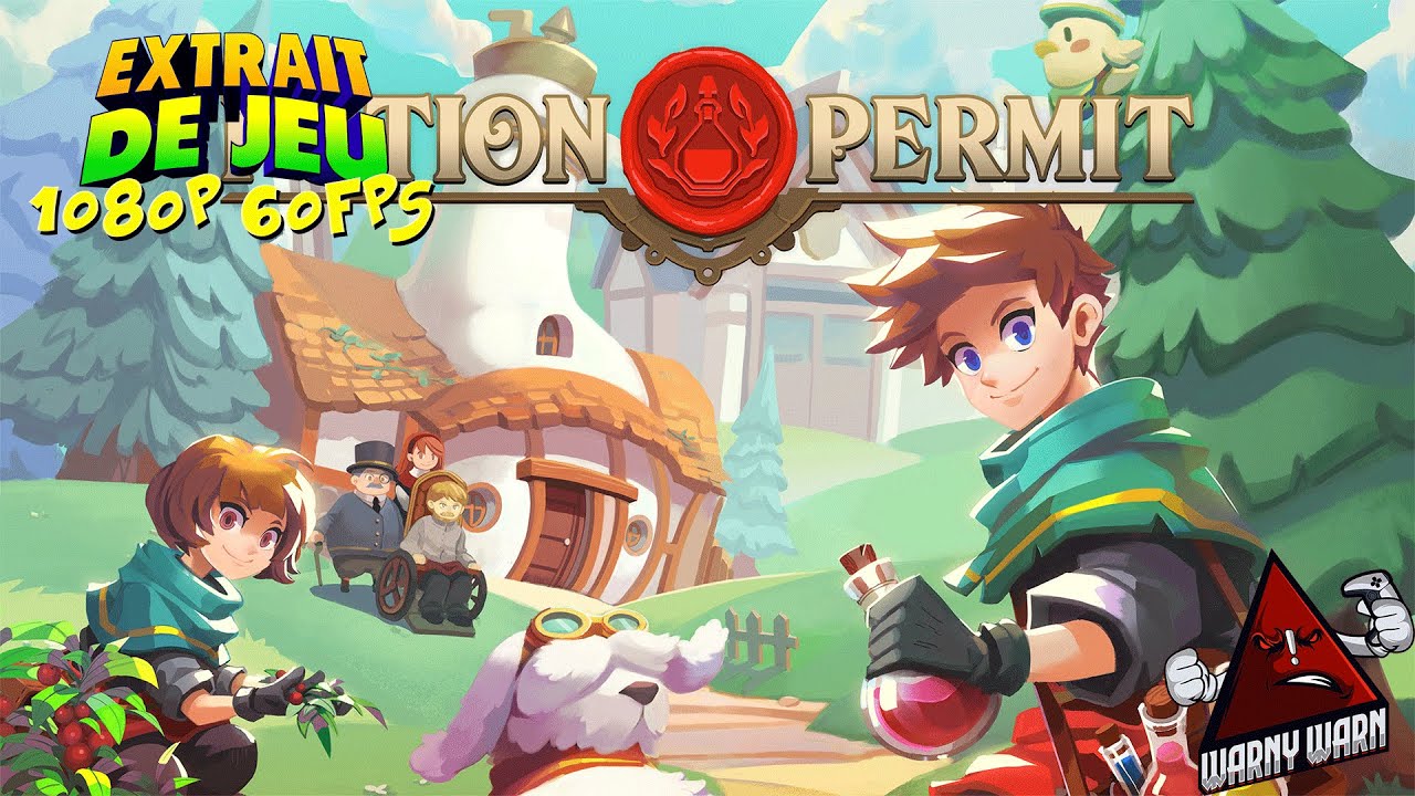 Potion Permit | Extrait de Jeu en Français | 3 heures de Gameplay (Sans Commentaire)