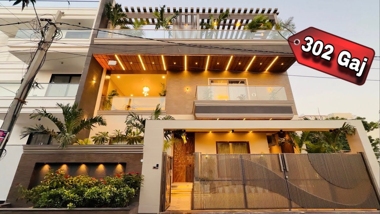 Inside Jaipur’s Most Luxurious 302 Gaj Villa | 5BHK Ultra Modern House Tour in Vaishali Nagar Jaipur