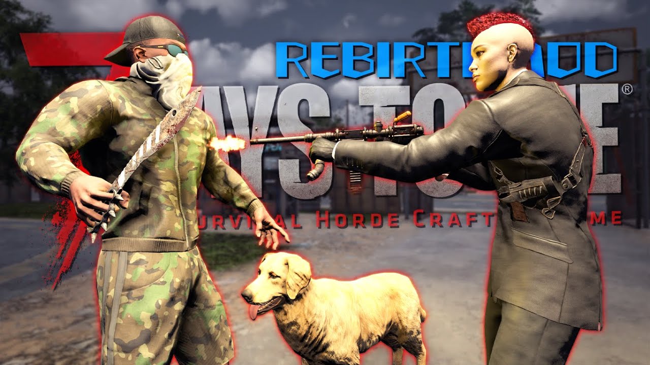 【7DTDMOD】敵はゾンビだけじゃない！？世紀末すぎるセブンデイズで生き残れ！「7 Days to Die Rebirth MOD」実況プレイ #3