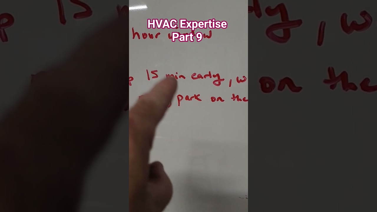 HVAC Expertise Part 9. #hvac #hvactraining