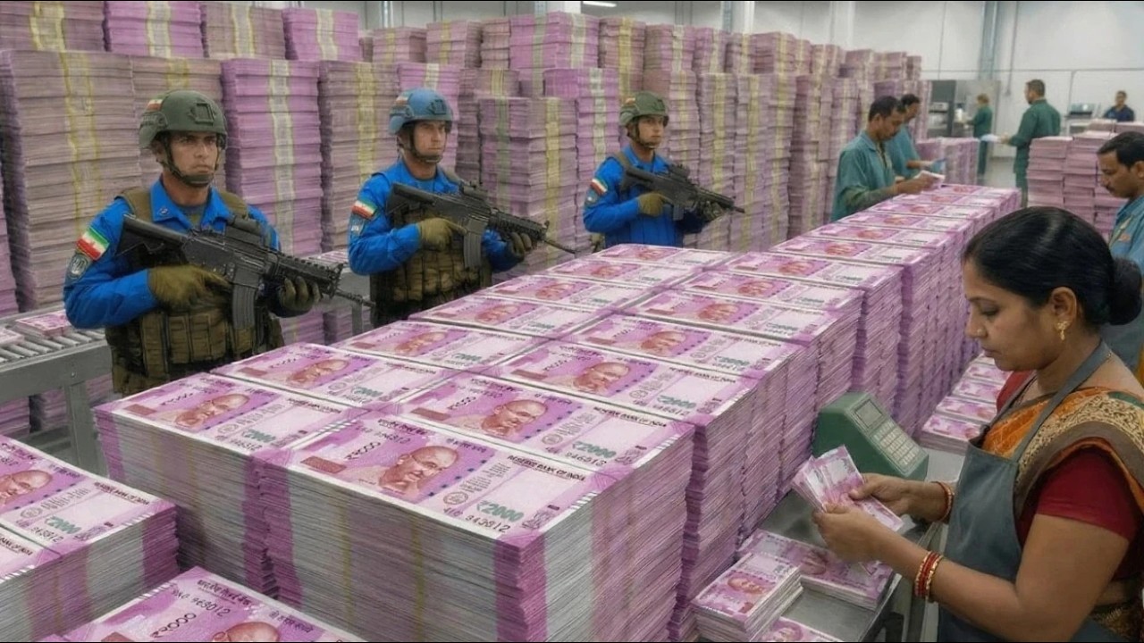 Inside the India Money Factory: How Indian Currency Notes Are Made | 17 Languages Printing Process