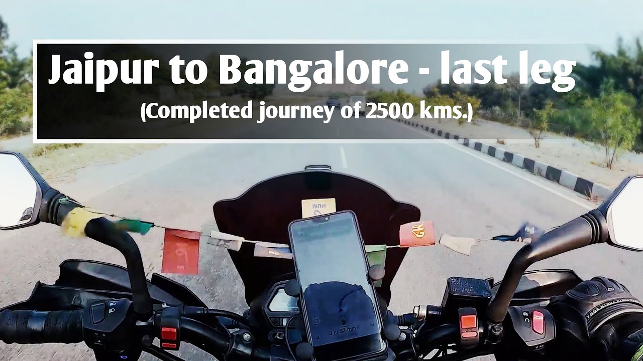 Jaipur to Bangalore - last leg | Goa to Bangalore | Bajaj Dominar | Solo Ride