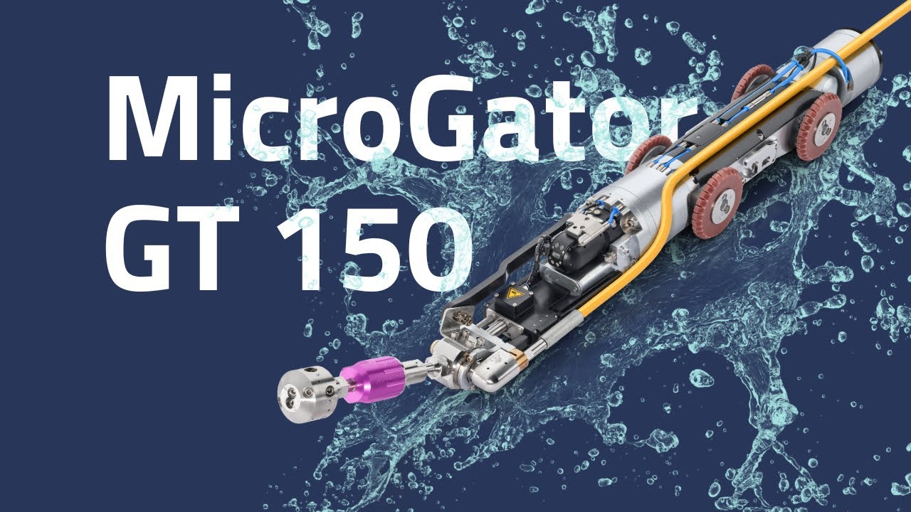 𝗠𝗶𝗰𝗿𝗼𝗚𝗮𝘁𝗼𝗿 𝗚𝗧 150: Höchstdruck-Wasserstrahltechnik für kleinere Dimensionen ab DN 150 (relined)