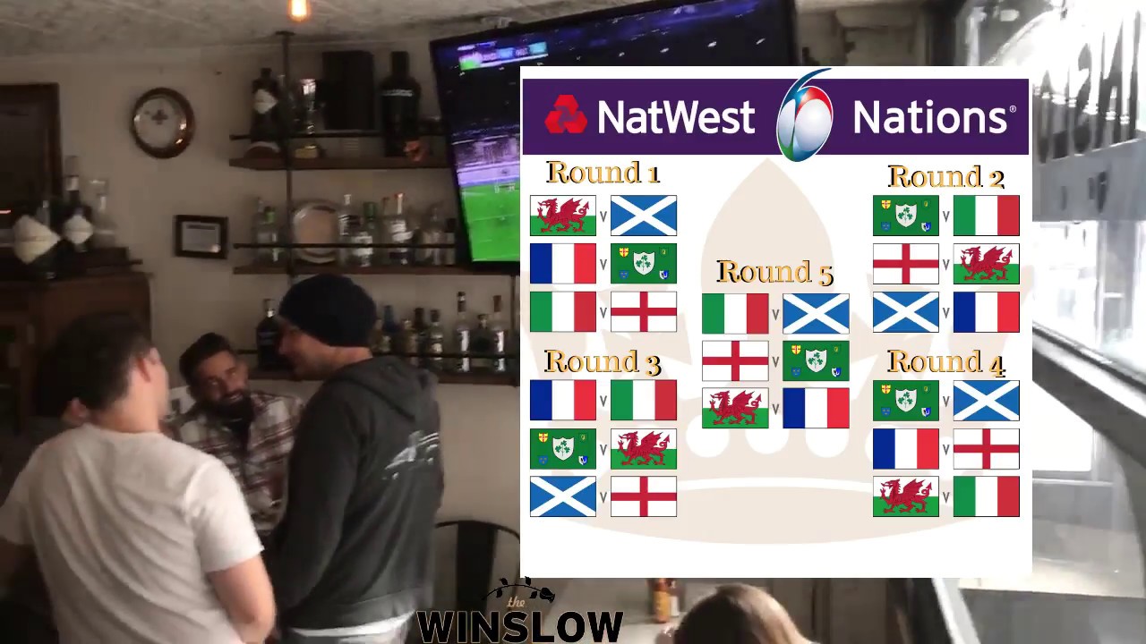 NYC Rugby Bar | NatWest Six Nations Rugby Round 1 | The Winslow Rugby Bar NYC