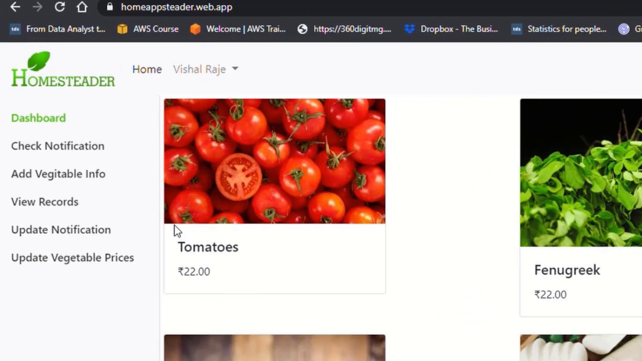 Vegetable Analysis And Automated Price Estimating System | BE - Final Year Project