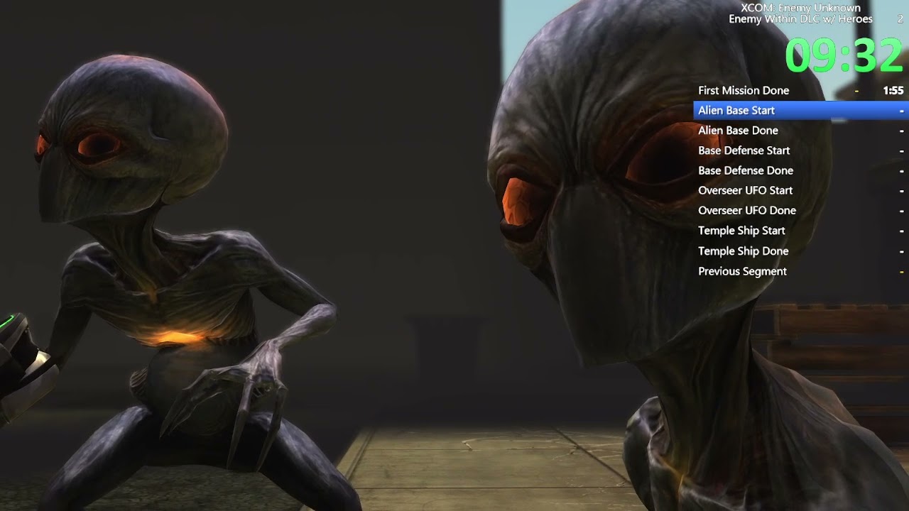 XCOM: Enemy Unknown | Enemy Within DLC w/ Heroes | Speedrun in 1:03:38