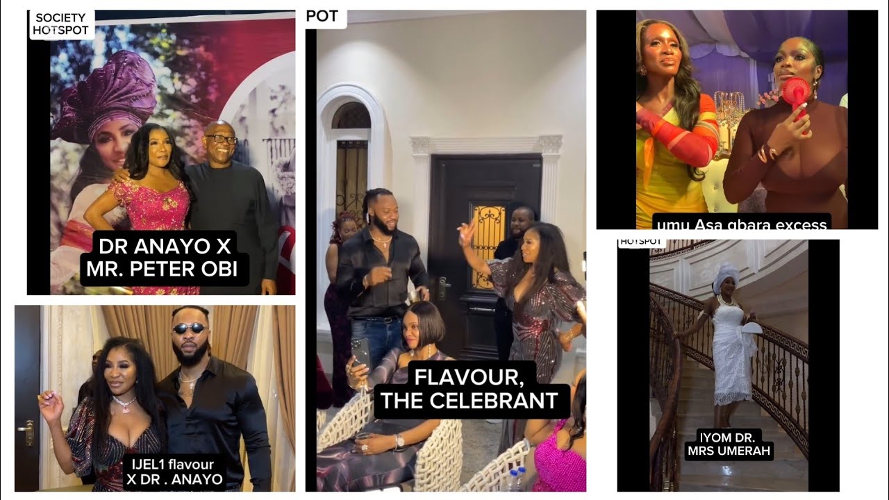 PETER OBI ,FLAVOUR,ETC ATTEND AMERICAN  DR. ANAYO STELLA UMERAH'S 50TH BIRTHDAY,IYOM & Housewarming.