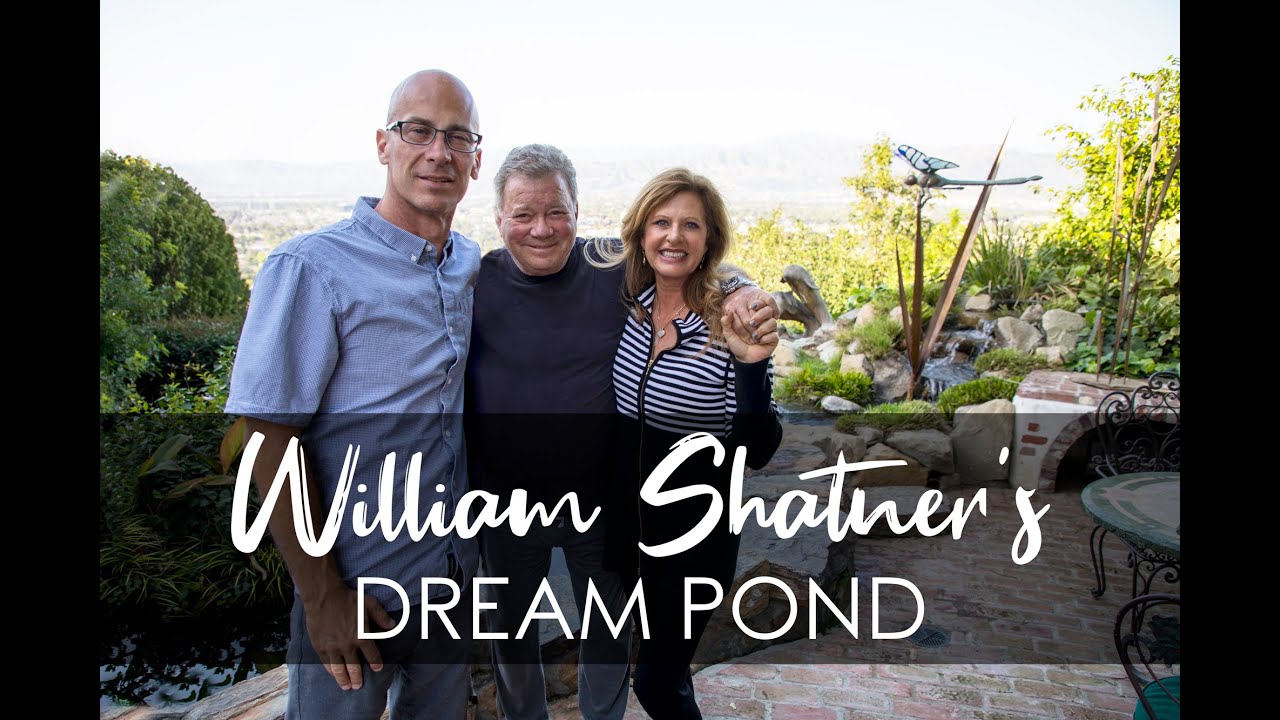 Building William Shatner's Dream Home Koi Pond and Waterfalls