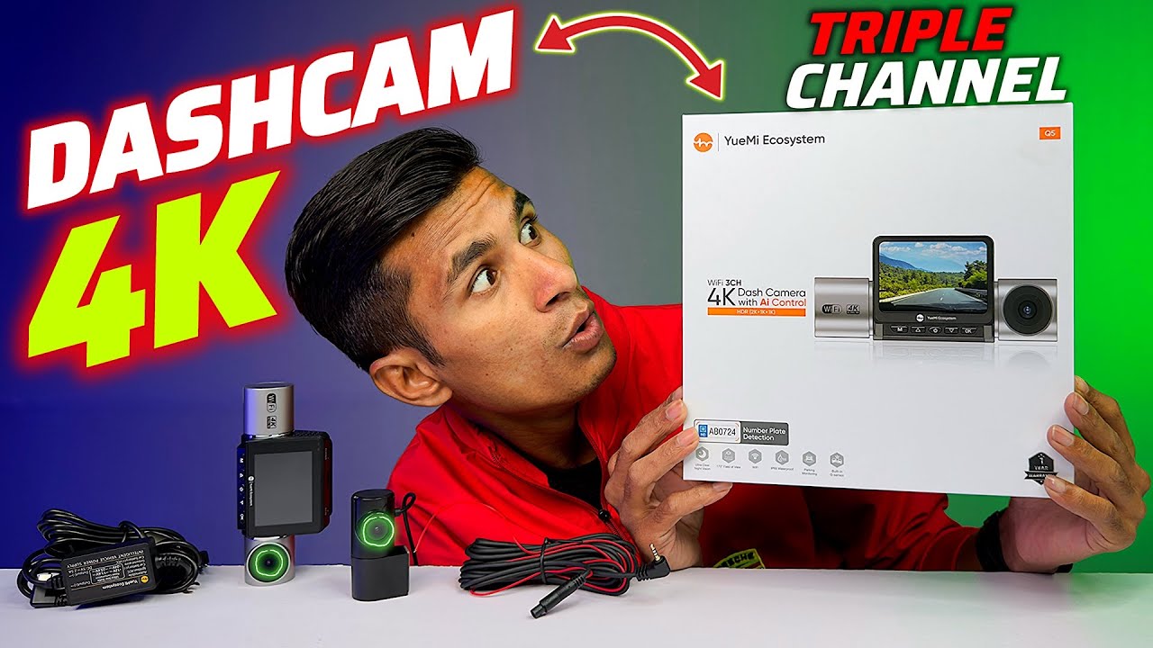 YueMi Ecosystem Q5 DashCam First Impression Unboxing & All Features Explanation | DashCam For Car 