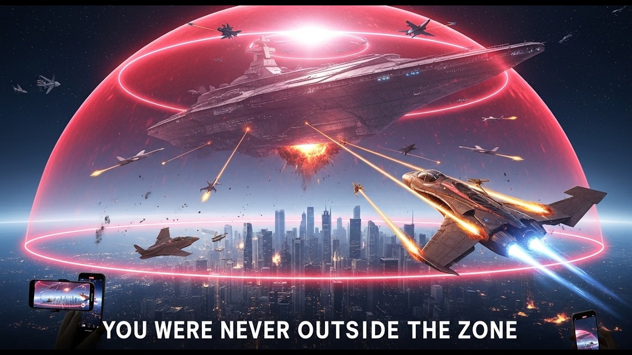 The Red Zone Over Earth | Teen Hijacks Alien Bomber | Hybrid Shadows