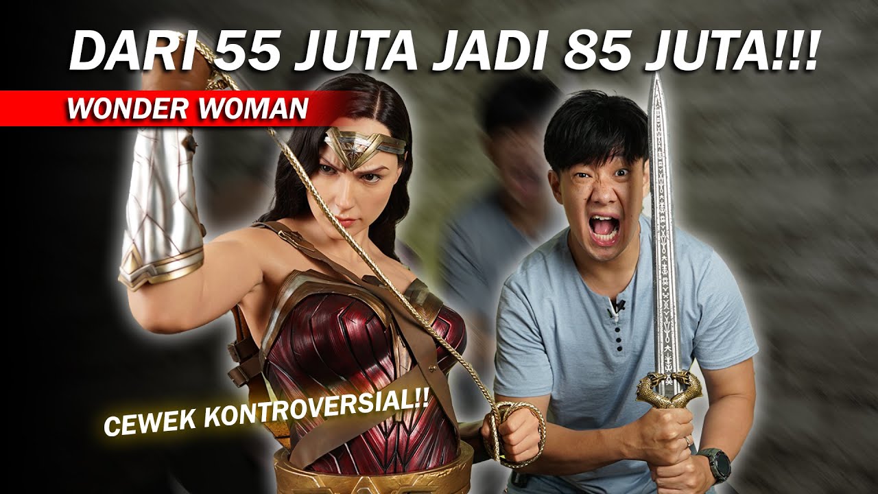 KASUS KONTROVERSIAL HARGA NYA JADI NAIK! UNBOXING PATUNG WONDER WOMAN GALGADOT LIFESIZE SILICON COI!