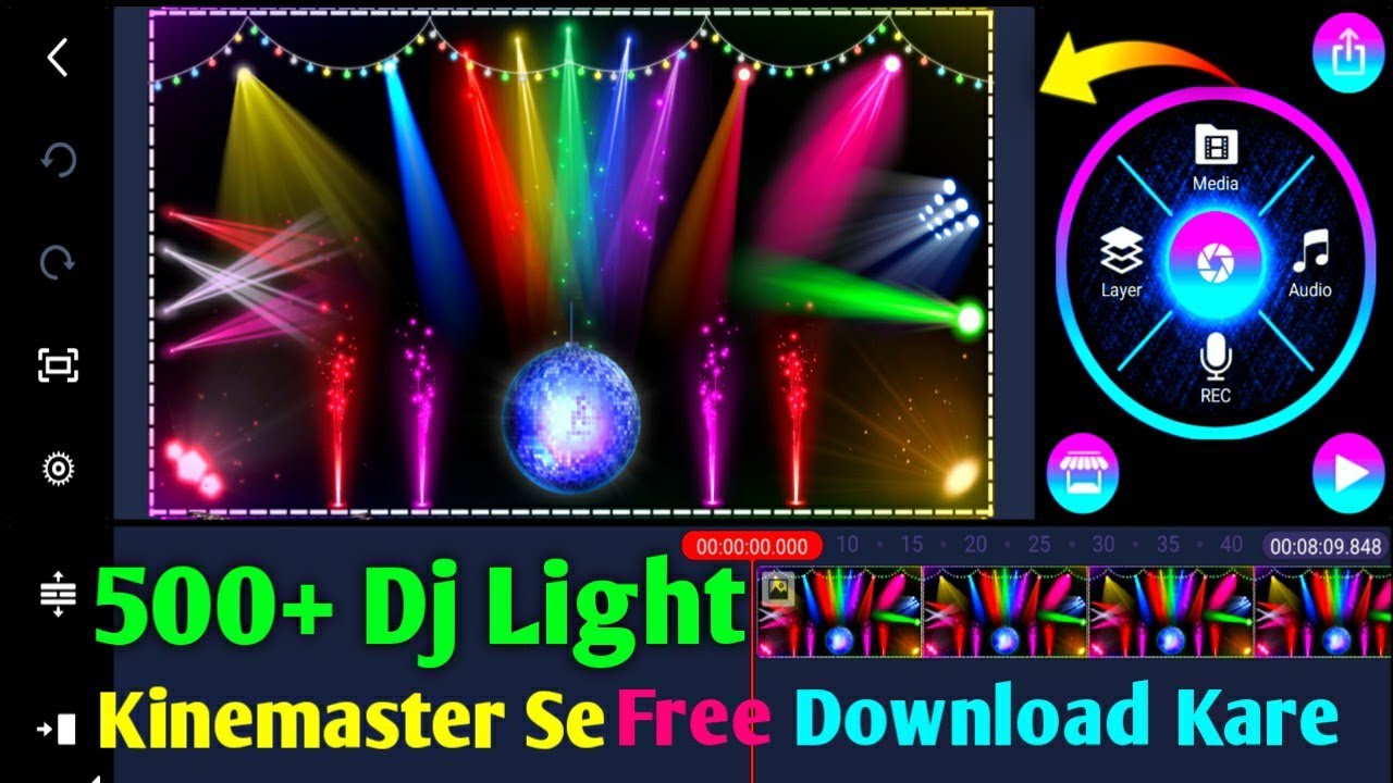kinemaster dj light kaise download karen / how to download dj light kinemaster free / video editing