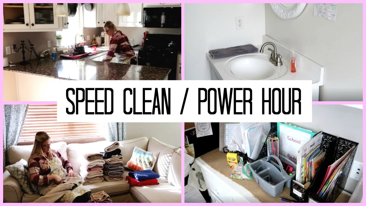 POWER HOUR / Clean With Me/ Speed Cleaning
