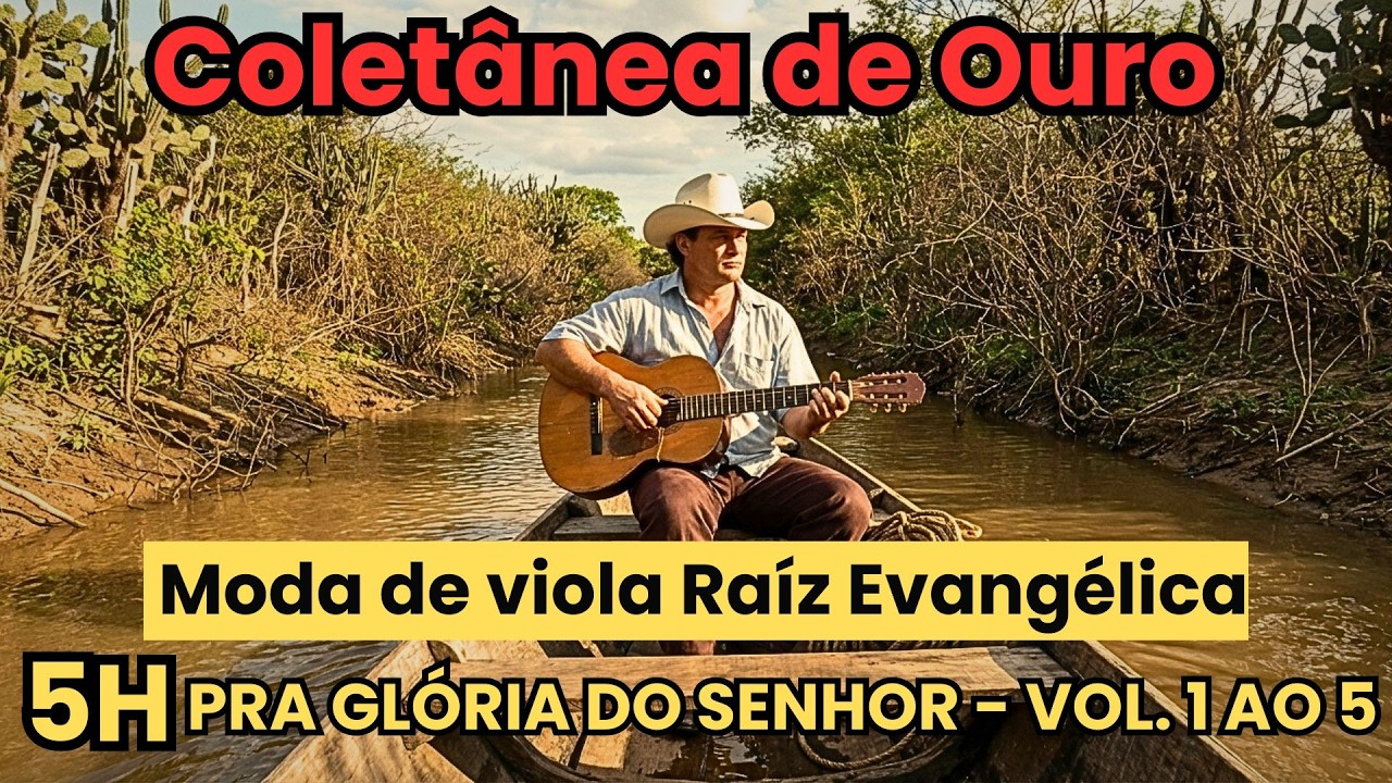 5.H DE VIOLA SERTANEJA EVANGÉLICA - Só as Melhores de Viola Vol. 1, 2, 3, 4, 5 | Sertanejo Bíblico