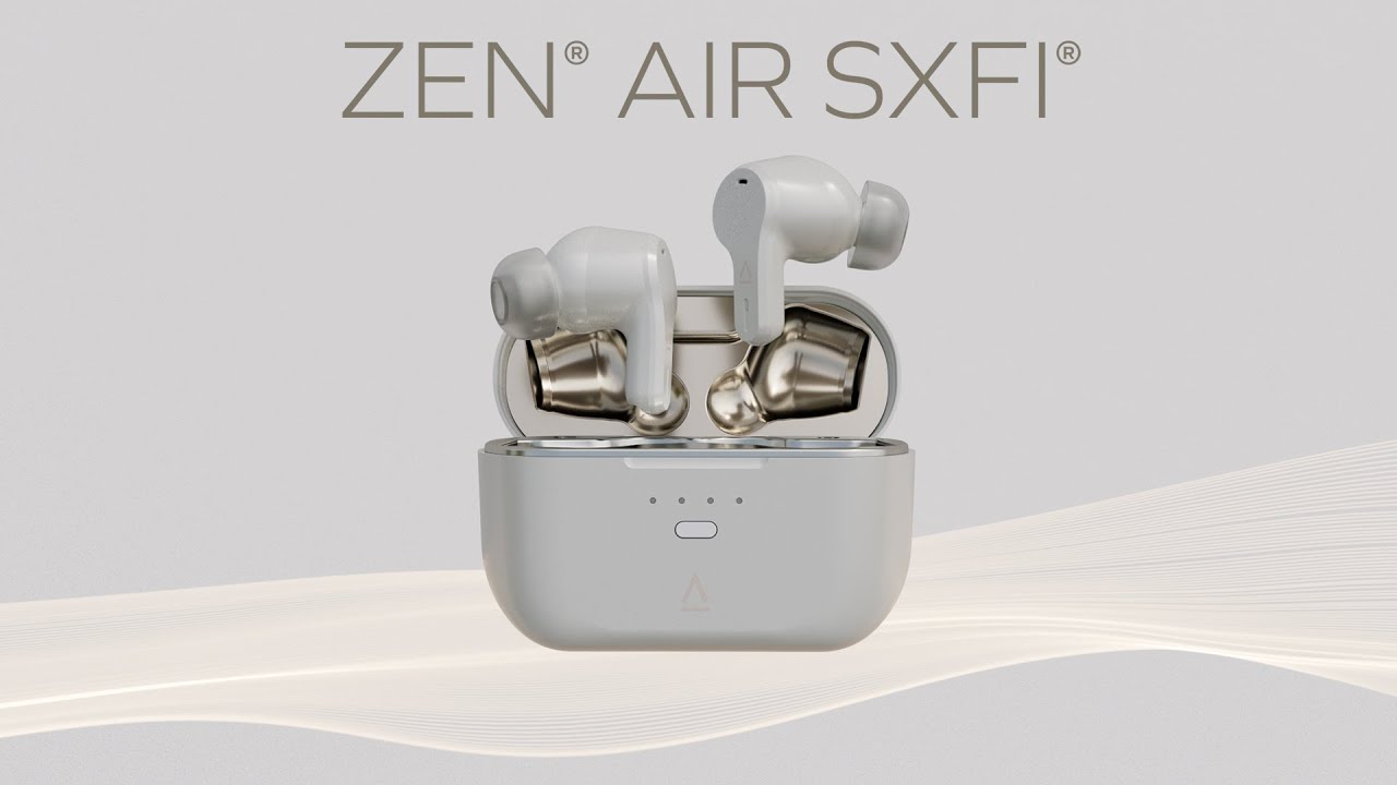 Creative Zen Air SXFI &ndash; Lightweight True Wireless In-ears with Super X-Fi Spatial Audio