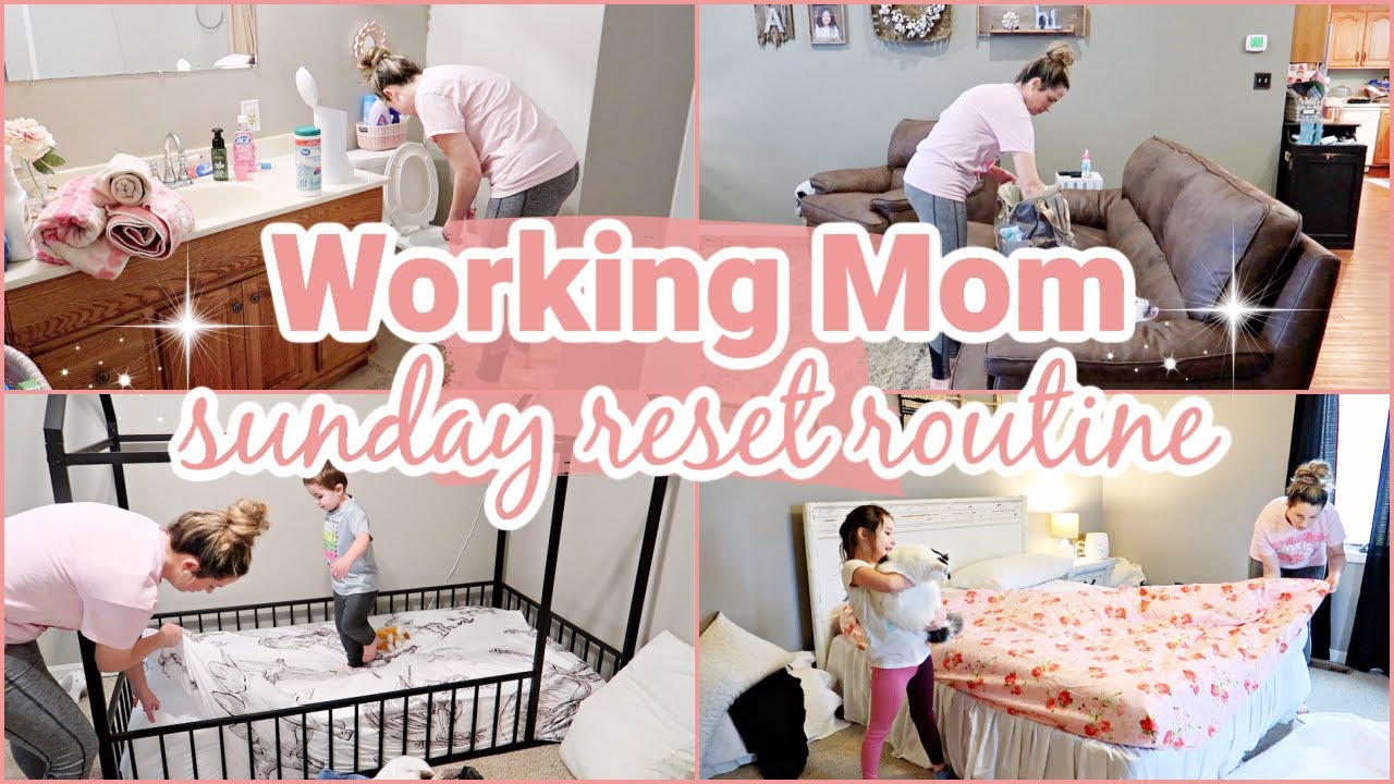 WORKING MOM SUNDAY RESET ROUTINE | CLEANING AND PREPPING FOR THE WEEK AHEAD | BRIANA STEVENSON