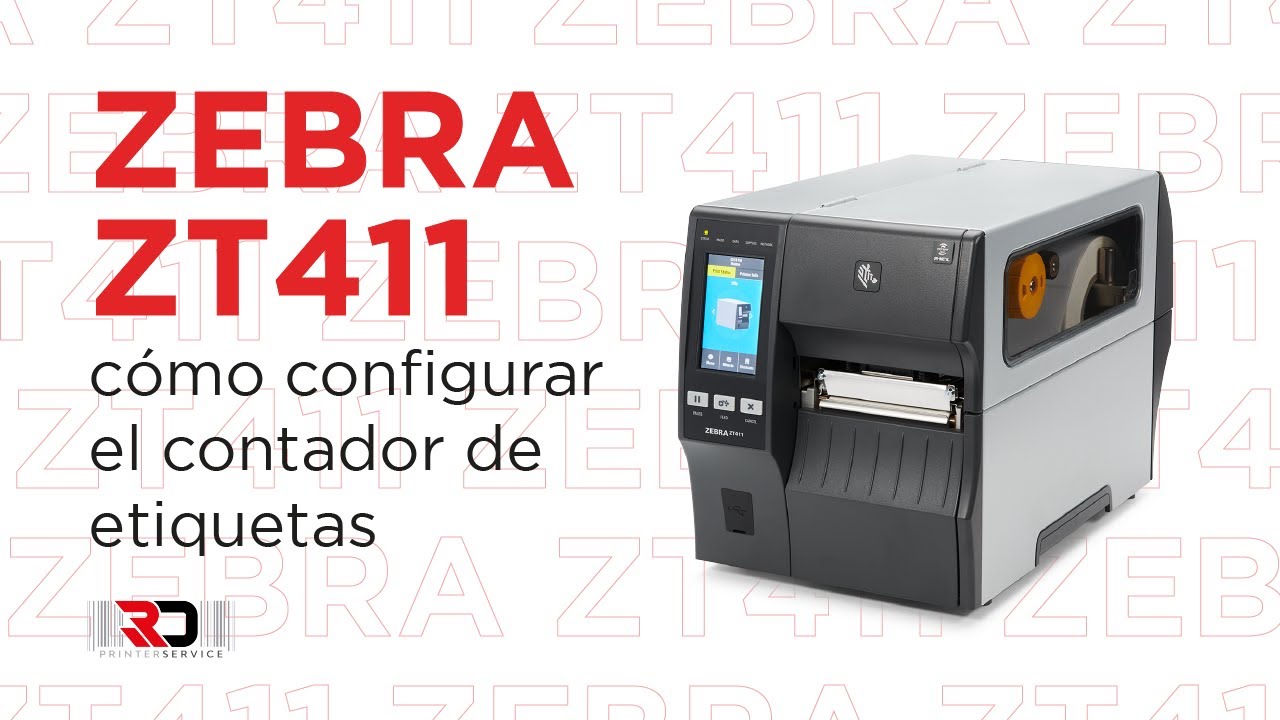 Como configurar contador de etiquetas en impresora Zebra ZT411
