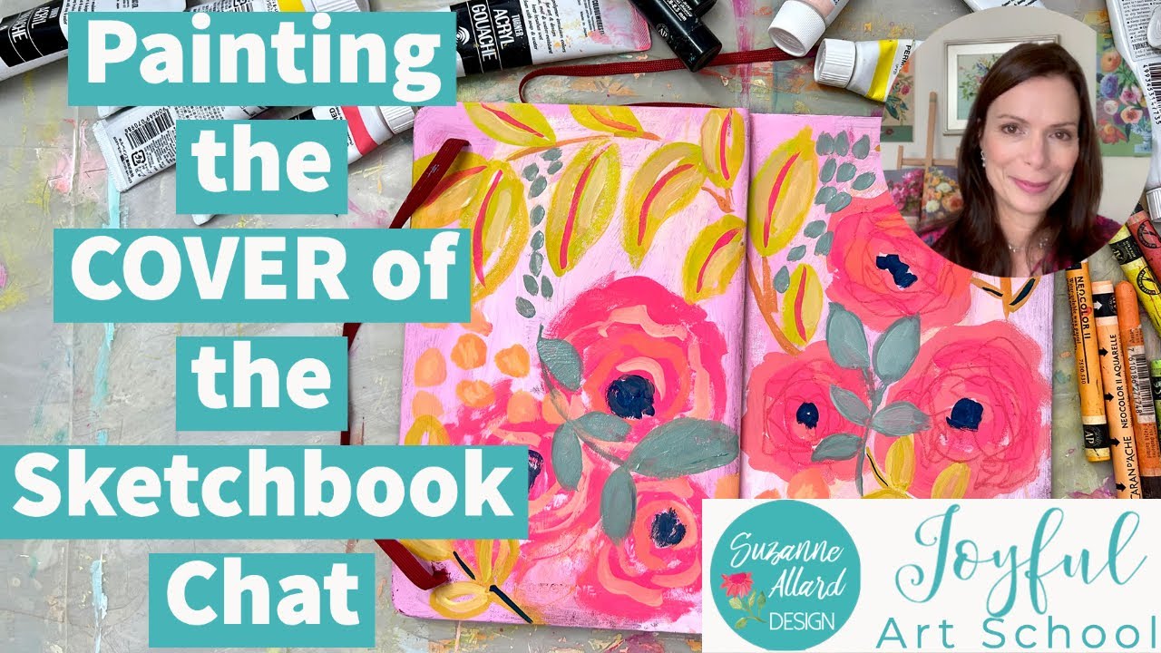 Painting the COVER of your Sketchbook!