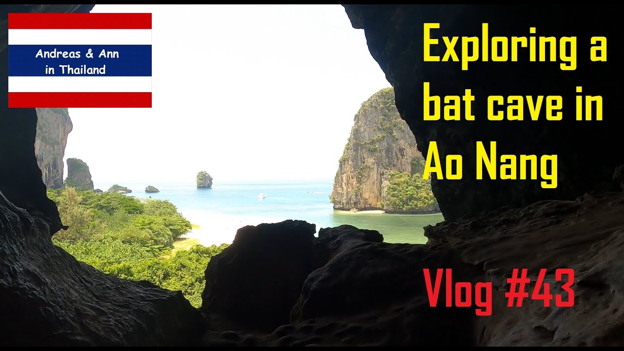 Exploring a bat cave in Ao Nang - Vlog #43 🇹🇭