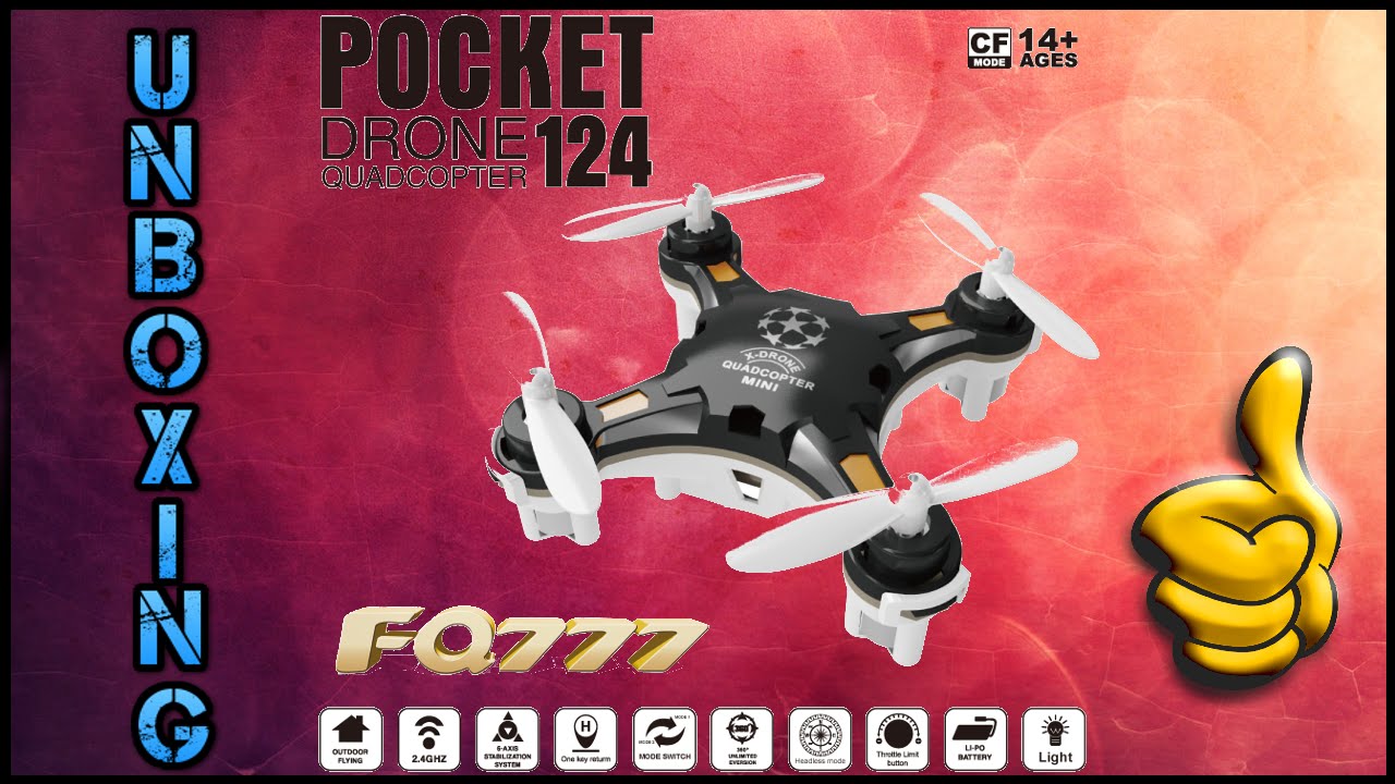 FQ777-124 Pocket Drone - Jaki kupić piewszy quadrocopter / dron?