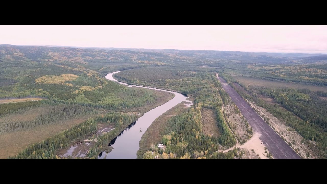 EPIC view: Drone flying over Casey airstrip, Mauricie | O'Neill Outdoors