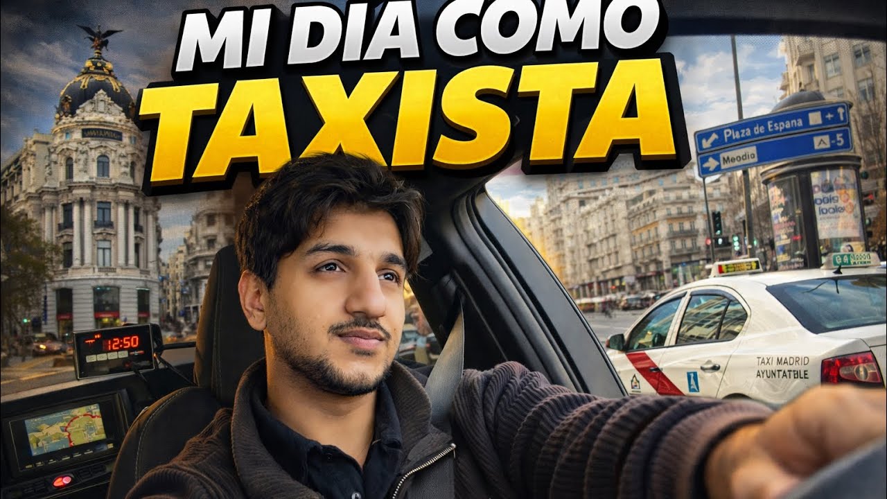 Un día como taxista en Madrid 🚕 | POV Vlog
